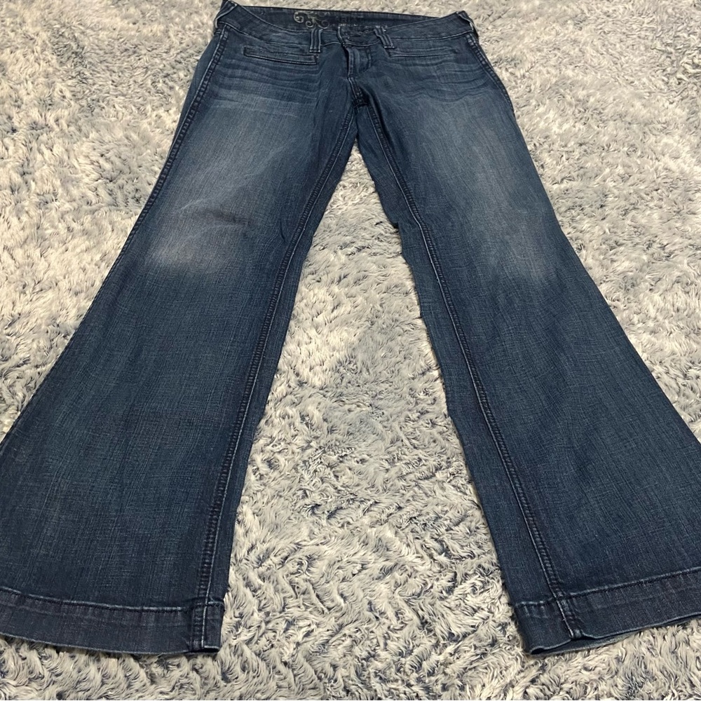 Ariat Ladies Wide Leg Mid-Rise Trouser Jeans